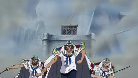 One Piece (1999 S13E97 For a Promise!! Luffy and Coby Clash! Koten Gars