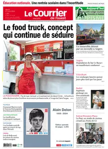 Le Courrier de l'Ouest Angers - 27 Août 2024