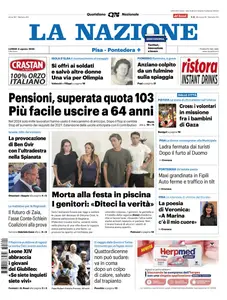 La Nazione Pisa Pontedera - 4 Agosto 2025