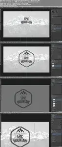 How To Design An Epic Hipster Mountain Logo In Photoshop