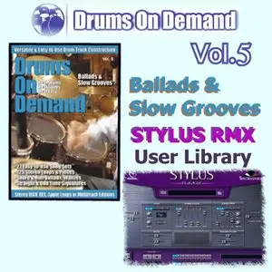 Stylus RMX Drums On Demand Volume 5 Ballads & Slow Grooves
