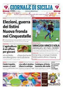 Giornale di Sicilia Sicilia Orientale - 1 Ottobre 2017