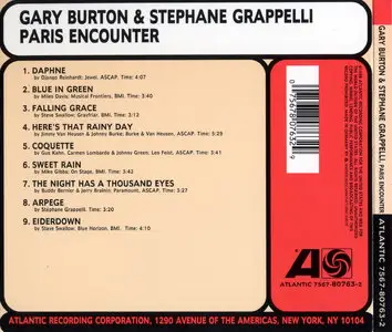 Gary Burton & Stephane Grappelli - Paris Encounter (1969) [ Remastered 1998]
