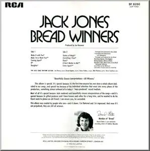 Jack Jones - Bread Winners (1972) {Vinyl-Rip}