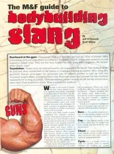 Muscle & Fitness - Bodybuilding Slang