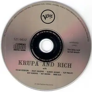 Gene Krupa, Buddy Rich - Krupa and Rich (1955) {Verve 521 643-2 rel 1994}