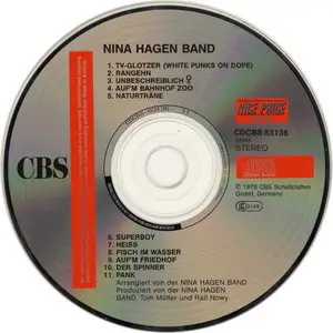 Nina Hagen Band - Nina Hagen Band (1978) {CBS}