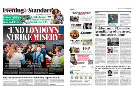 London Evening Standard – August 19, 2022