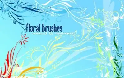 Floral brushes for Photoshop