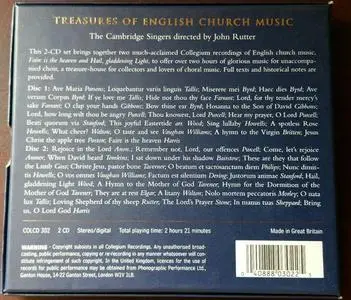 The Cambridge Singers - Treasures Of English Church Music (2CD) (1995) {Collegium}