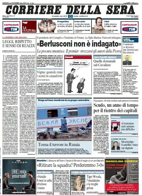 Il Corriere della Sera (29-11-09)