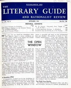 New Humanist - The Literary Guide, September 1944