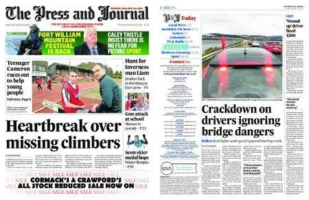 The Press and Journal Highlands and Islands – February 15, 2018