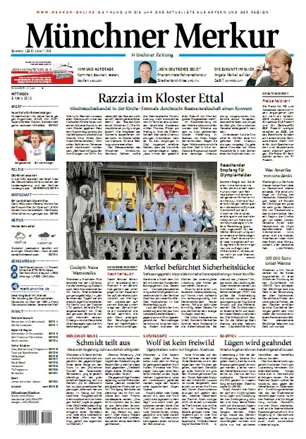 Münchner Merkur vom 2. März 2010 + 3. März 2010 + 4. März 2010 + 5. März 2010