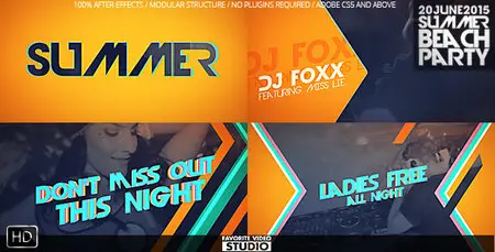 Summer Beach Party - Project for After Effects (VideoHive)