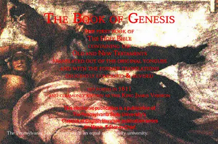The Book Of Genesis 