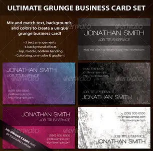 Ultimate Grunge Business Card Set – GraphicRiver