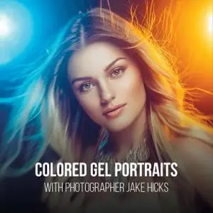 Colored Gel Portraits & Retouching: Gelled Flare