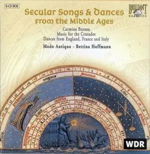 Modo Antiquo, Bettina Hoffmann - Secular Songs & Dances From The Middle Age (2006) (6 CDs Box)