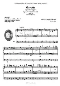 Celebre Gavotta. Organ transcription by A. Guilmant (1837-1911)