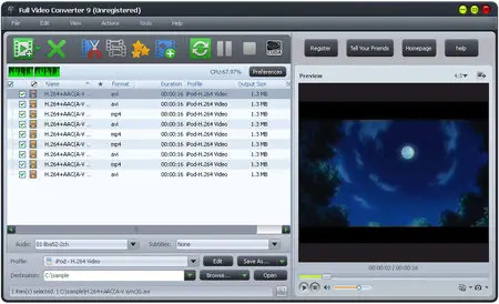 Full Video Converter 9.0.3.8 Multilanguage