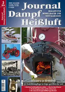 Journal Dampf und Heissluft Magazin fuer Modellbauer Juli - September No 03 2014