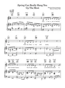 Spring Can Really Hang You Up The Most - Bette Midler (Piano-Vocal-Guitar (Piano Accompaniment))