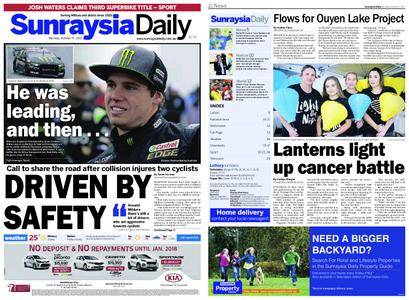 Sunraysia Daily – October 09, 2017