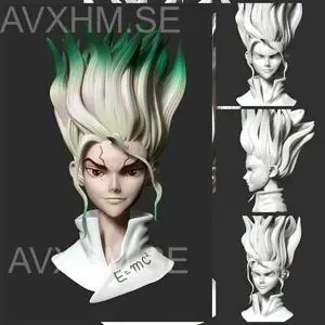 Dr.Stone Senku bust