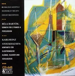 Bartók: Sonata for 2 pianos & percussion; Stockhausen: Kontakte für elektronische Klänge, Klavier und Schlagzeug