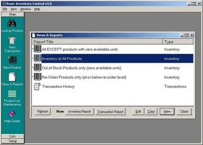 Basic Inventory Control ver.5.0.122