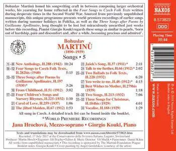Jana Hrochová & Giorgio Koukl - Martinů: Saltimbanques – Songs, Vol. 5 (2018)