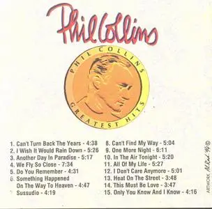 Phil Collins — Greatest Hits (1994)