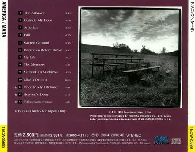 Mara - America (1998) [Japanese Ed.]