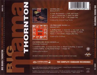 Big Mama Thornton - The Complete Vanguard Recordings (2000) 3CD Set