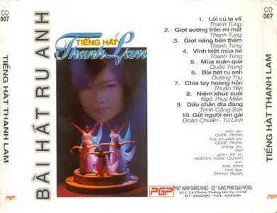 Thanh Lam - Bai Hat Ru Anh [1998]