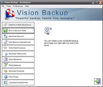 Vision Backup Enterprise 10.15.4