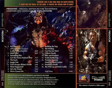Alan Silvestri - Predator: Original Motion Picture Soundtrack (1987) Intrada Remastered Limited Edition 2010 [Re-Up]