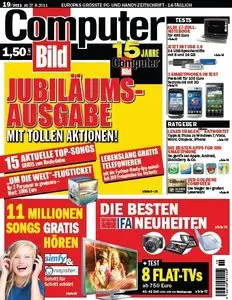 Computer Bild Magazin No 19 vom 27 August 2011