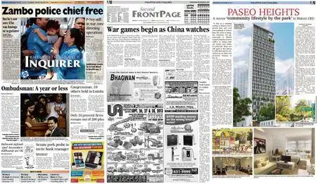 Philippine Daily Inquirer – September 18, 2013