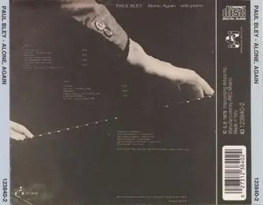 Paul Bley - Alone, Again (1975) {Improvising Artists}