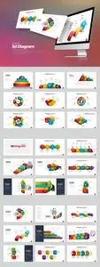 3d Diagram infographic PowerPoint