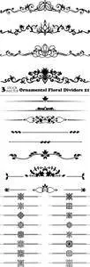 Vectors - Ornamental Floral Dividers 21