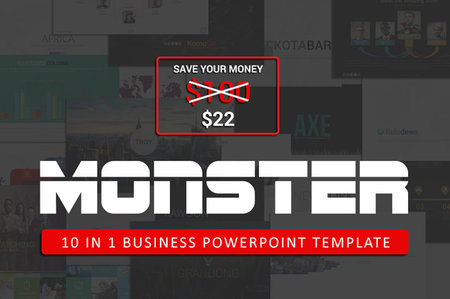 CreativeMarket - Monster - Powerpoint Bundle