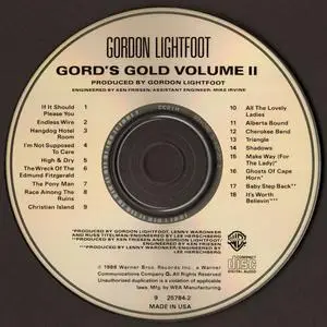 Gordon Lightfoot - Gord's Gold, Volume II (1988)