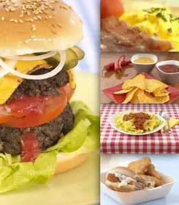 Fast food: burgers, sandwiches, pizza, cereal, hot dog, etc. Part 2