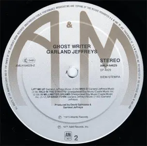 Garland Jeffreys - Ghost Writer (A&M AMLH 64629) (NL 1977) (Vinyl 24-96 & 16-44.1)