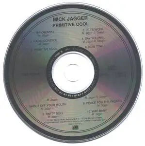 Mick Jagger - Primitive Cool (1987) [Atlantic 7567-82554-2, German]