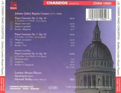 Howard Shelley, London Mozart Players - Cramer: Piano Concertos Nos. 2, 7 & 8 (2002)