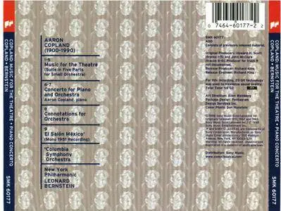 Aaron Copland, Leonard Bernstein - Music For The Theatre (1998)